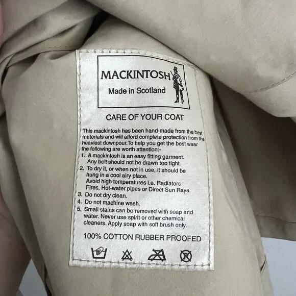 Y's Yohji Yamamoto ARCHIVE Womens Trench Coat Jacket Size 4 Made in Japan - Picture 5 of 10